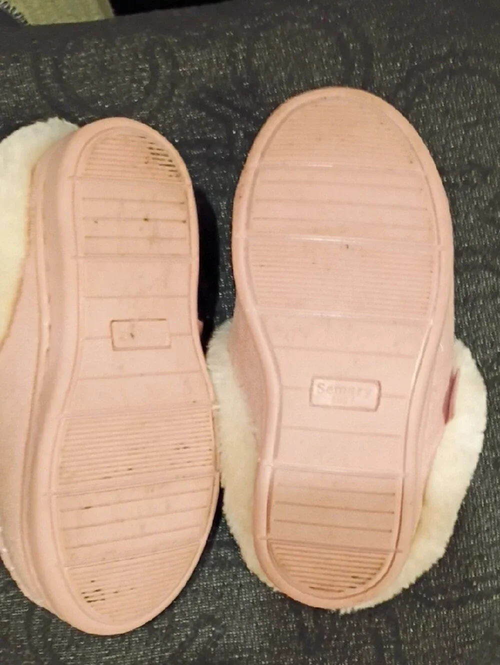 Cozy Pink Faux Fur Lined Slippers